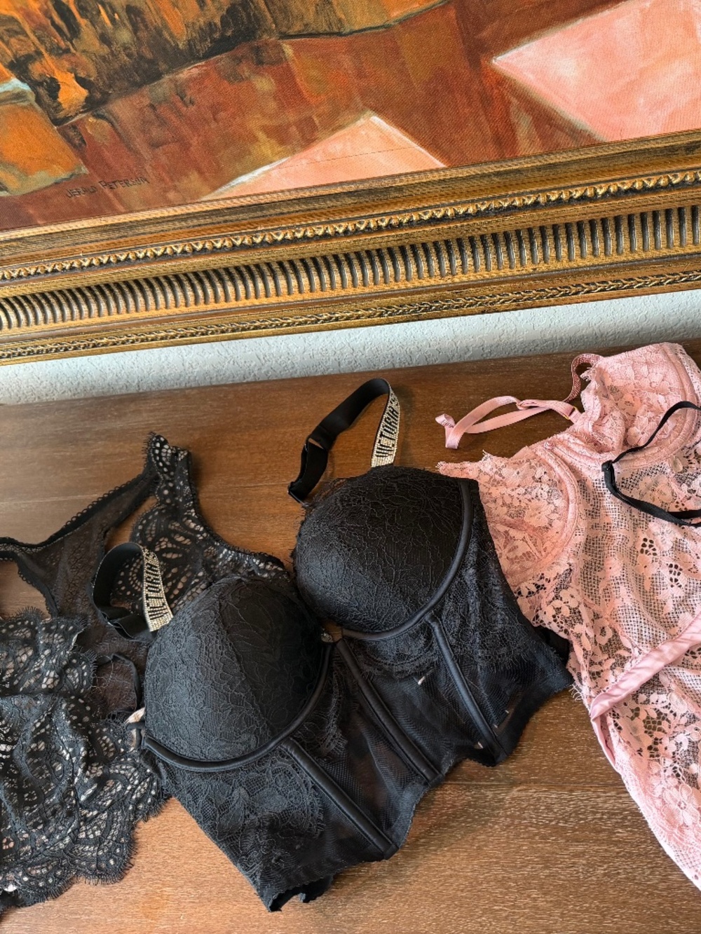 Victoria's Secret Lot of Women’s Sexy Bras Nighties Lingerie Small Medium 34C